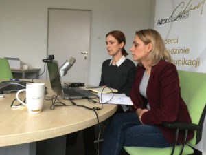Ewa Bachańska i Monika Jóźwiak Datera, webinarium na temat aplikacji Call-eX Softphone
